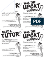 Tutor Upcat: Need A Was The Difficult