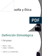 FILOSOFÍA Y ÉTICA