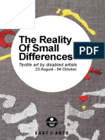 Reality of Small Differences Flyer