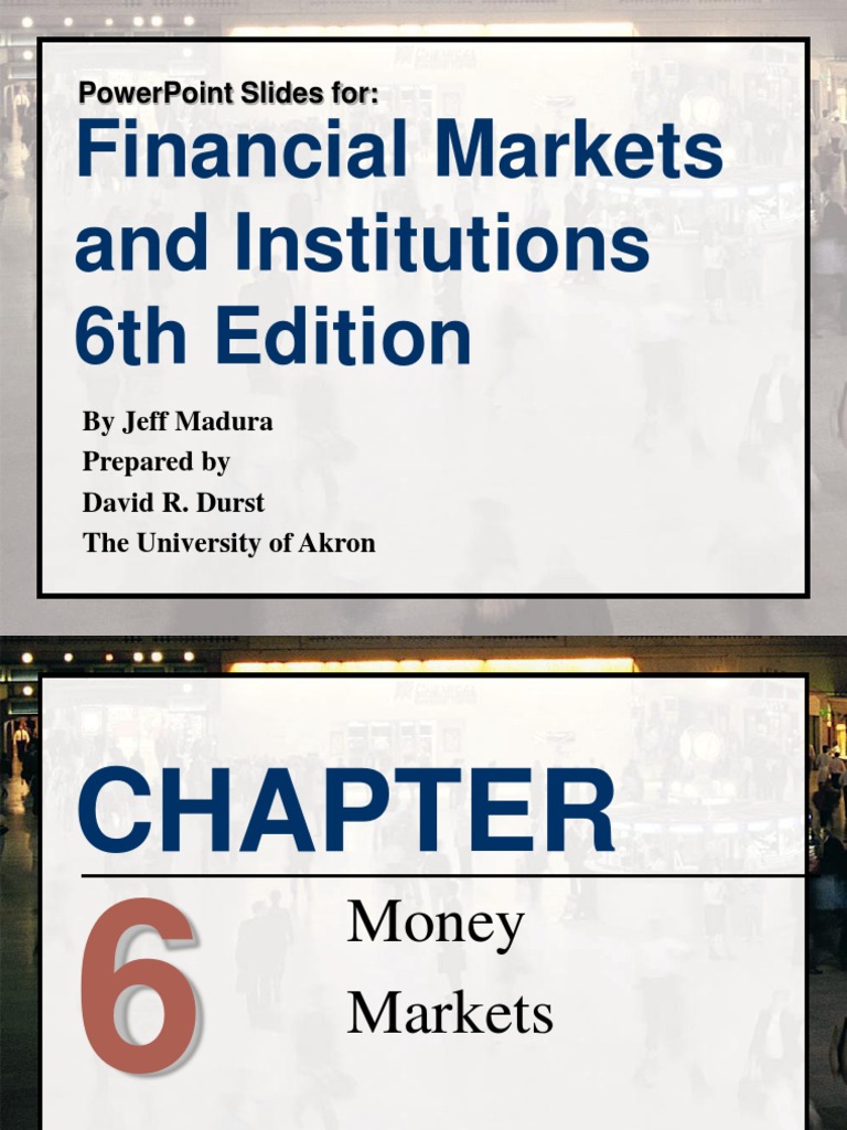 Money Market Instruments | PDF | Financial Markets | United States