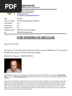 Download Thronson Notification Press Release by Hibbing Police Department SN236229259 doc pdf