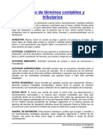 Glosario Términos Contables y Tributarios SAT-2014