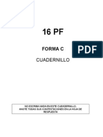 Cuadernillo 16PF C