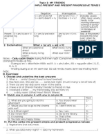 Period 1 Simple Present and Present Progressive Tensesdoc