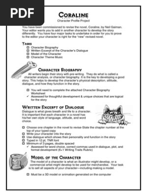 Download Coraline_character_profile.pdf for Free - Ebookbrowse