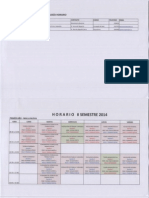 Horario II Semestre 2014 - Malla Nueva