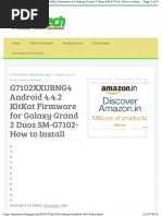 Android 4.4.2 KitKat Firmware For Galaxy Grand 2 Duos SM-G7102 - How To Install