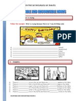 Countable and Uncountable Nouns1