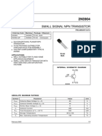 small signal npn transistor