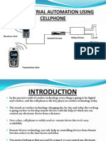 Industrial Automation Using Cellphone