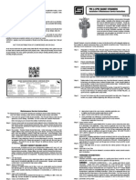 PVC & CPVC Basket Strainers: Installation & Maintenance Service Instructions