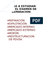 Temas A Estudiar para El Examen de Reparacion