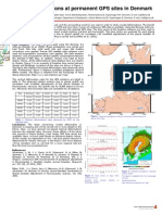 Crustal Deformations at Permanent GPS Sites in Denmark