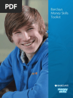 Barclays Money Skills Toolkit - Aged 16 - 25