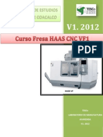 Configuración y calibración de herramientas en CNC VMC HAAS VF1