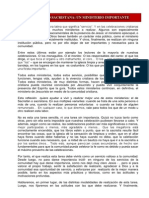 Sacristán O Sacristana: Un Ministerio Importante