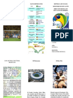 Tríptico Mundial de Fútbol Brasil 2014