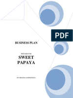 Sweet Papaya: Business Plan