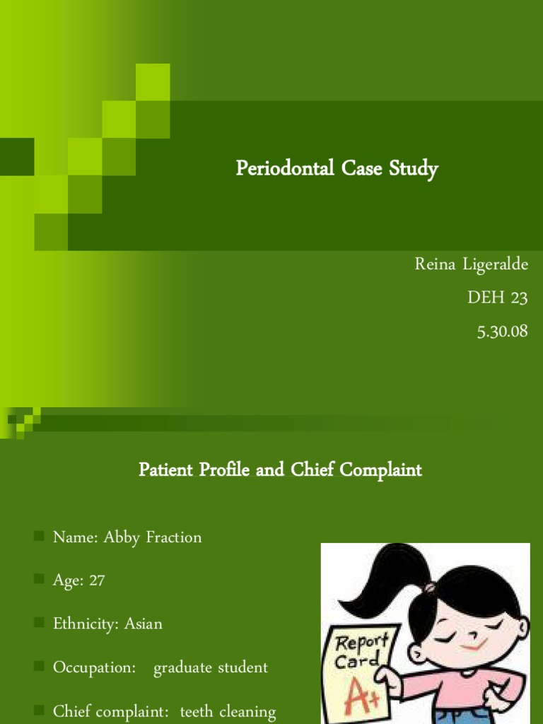 Periodontal case study ppt picture