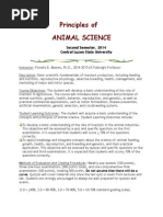 AN SCI 1 - Introduction To Animal Science | PDF | Livestock | Agriculture