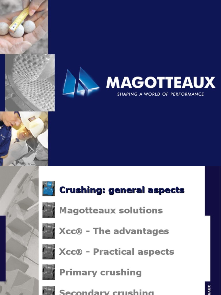 Magotteaux Xcc® Solutions Overview | PDF | Industries | Manmade Materials