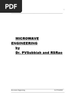 Microwave Engineering by Dr. Pvsubbiah and Rsrao