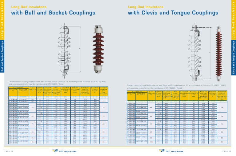 2 - Long Rod Insulators | PDF | Insulator (Electricity) | Electrical ...