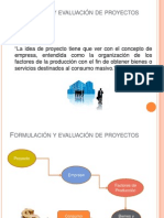 Formulación y Evaluación de Proyectos