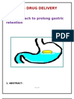 Floating Drug Delivery System-: An Approach To Prolong Gastric Retention