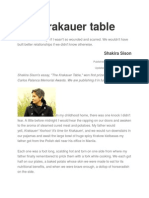 The Krakauer Table: Shakira Sison