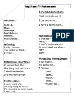 i-statements thinking stems