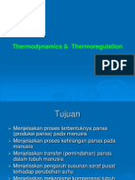 Thermodynamics & Thermoregulation