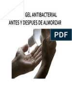 Utilice Gel Antibacterial