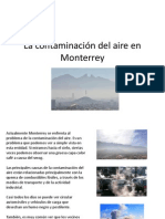 La Contaminación Del Aire en Monterrey