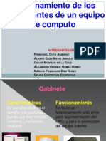 Características y Funcionamiento de Una Computadora