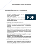 REsumo Salaverria - La convergencia tecnológica en los medios de comunicación