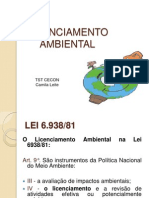 Licenciamento Ambienal Aula