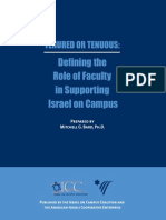 Tenured: ICC Guide To Faculty On Campus and Supporting Israel