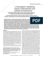 Loss of AHSP Exacerbates Erythropoiesis and β-Thalassemia