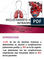 Atelectasias anestesia complicaciones