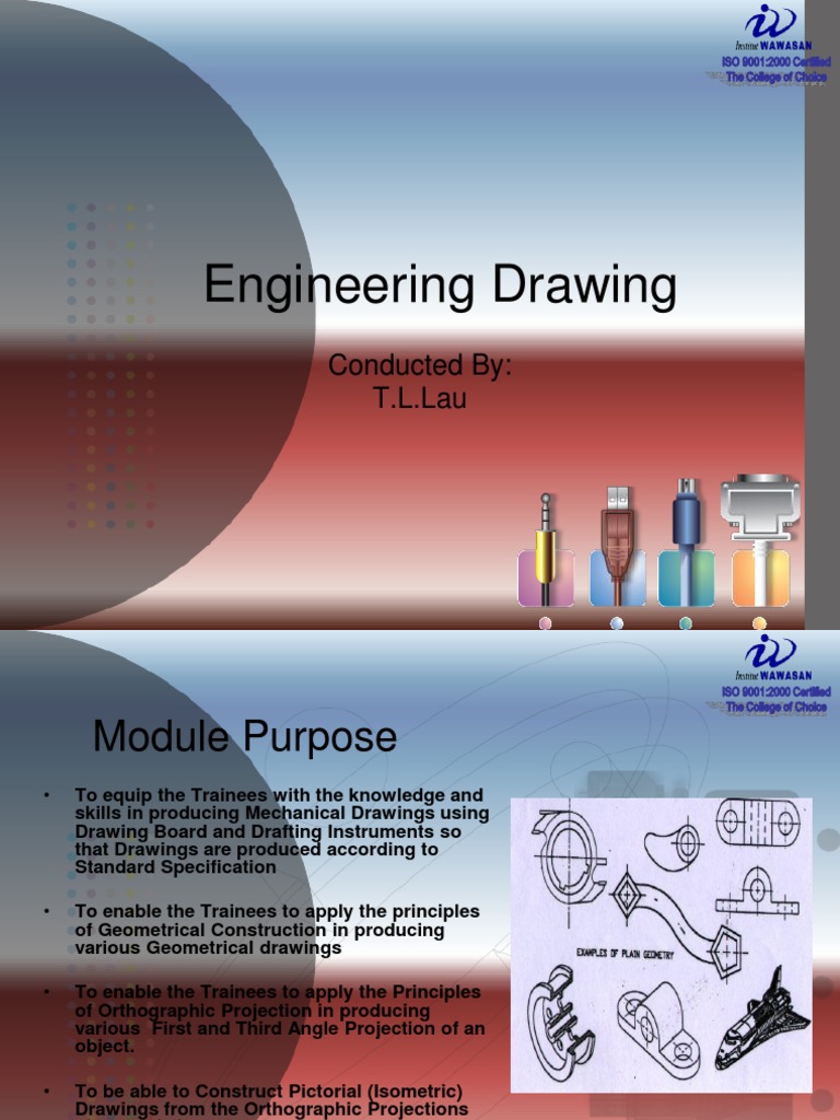 Engineering Drawing - Complete | PDF | Technical Drawing | Circle