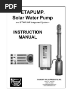 eMan-KSB ETAPUMP® Solar Water Pump Instruction Manual