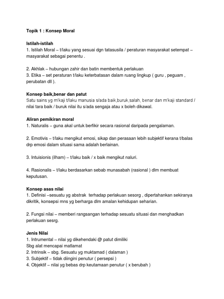 Pendekatan Moral Pdf