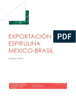Exportación Espirulina Mexico Trabajo Final