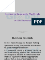 Business Research Methods: DR Kishor Bhanushali