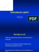 Helicobacter Pylori: Brianán Mcgovern (Microbiology SPR)