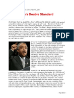 Al Sharpton's Double Standard