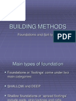 Building Methods: Foundations and Soil Types