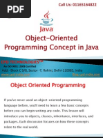 oops concept in java | object oriented programming in java