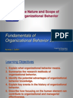 The Nature and Scope of Organizational Behavior